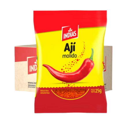 AJI MOLIDO INDIAS x 25 GR