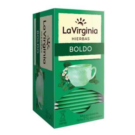 TE LA VIRGINIA BOLDO x 25 SAQUITOS