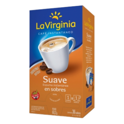 CAFE INSTANTANEO LA VIRGINIA SUAVE INDIV x 36 U