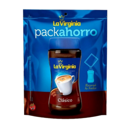 CAFE INSTANTANEO CLASICO LA VIRGINIA POUCH x 170 GR
