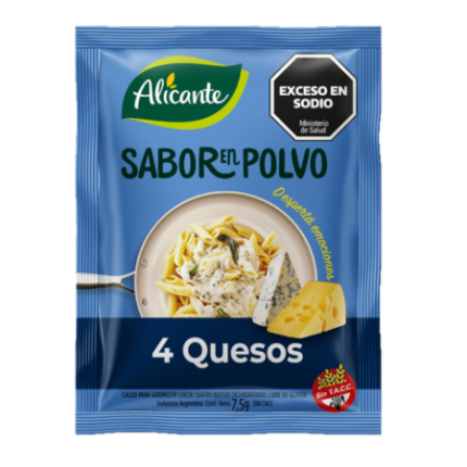 CALDOS ALICANTE 4 QUESOS x 7.5 GR