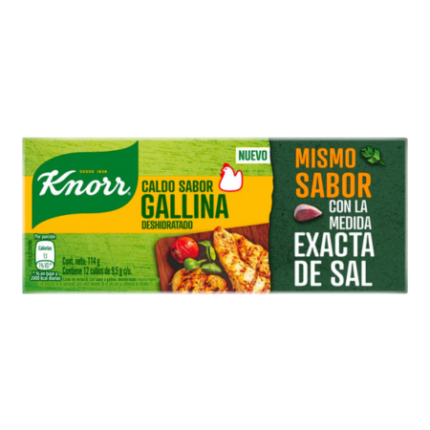 CALDOS KNORR GALLINA x 12 UNID.