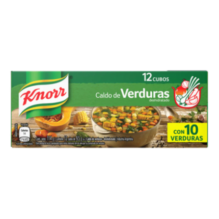 CALDOS KNORR VERDURA x 12 UNID