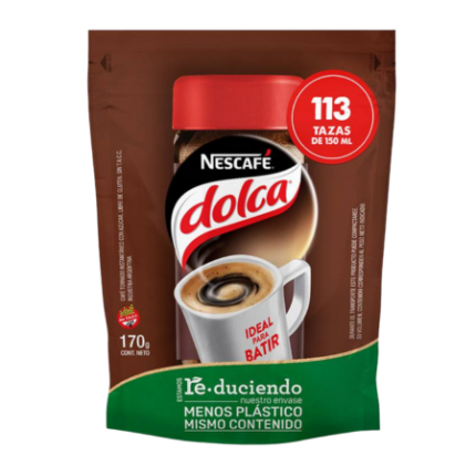 CAFE INSTANTANEO DOLCA ORIGINAL POUCH x 170 GR