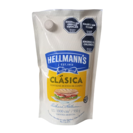 MAYONESA HELLMANNS x 950 GR