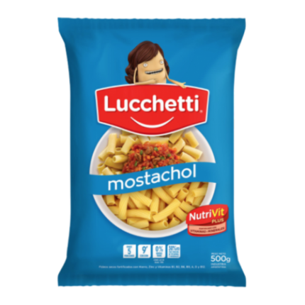 FIDEOS MOSTACHOL LUCCHETTI x 500 GR