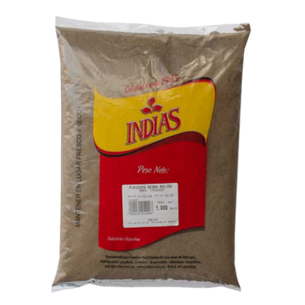 PIMIENTA NEGRA MOLIDA INDIAS x 1 KG