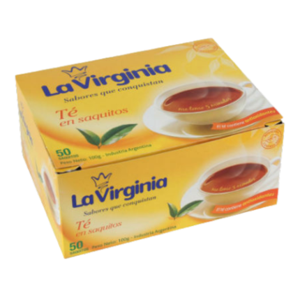 TE LA VIRGINIA x 50 SAQUITOS