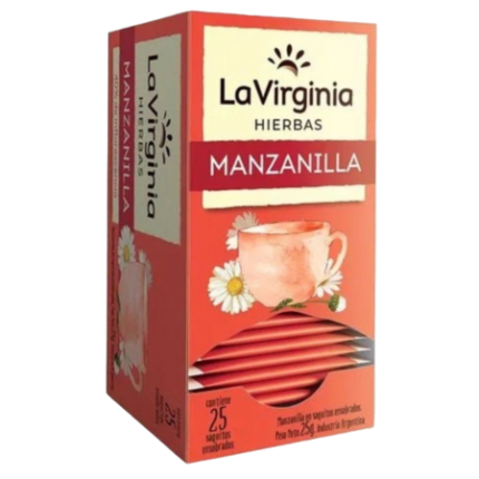 TE LA VIRGINIA MANZANILLA x 25 SAQUITOS