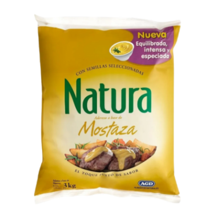 MOSTAZA NATURA x 3 KG
