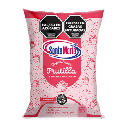YOGUR BEBIBLE SANTA MARIA FRUTILLA x 1L