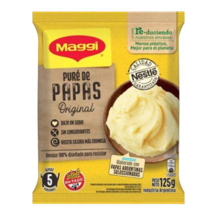 PURE INSTANTANEO DE PAPAS MAGGI x 125 GR