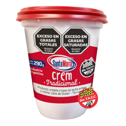QUESO CREMA SANTA MARIA x 290 GR