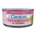ATUN DESMENUZADO AL NATURAL CARACAS x 170 GR