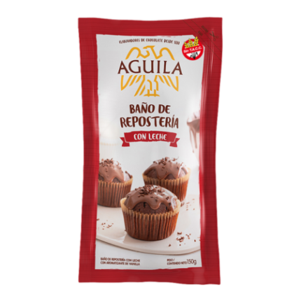 COBERTURA DE CHOCOLATE CON LECHE AGUILA x 150 GR