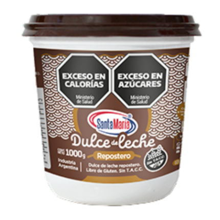 DULCE DE LECHE REPOSTERO SANTA MARIA x 1KG