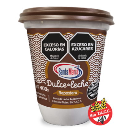 DULCE DE LECHE REPOSTERO SANTA MARIA x 400 GR