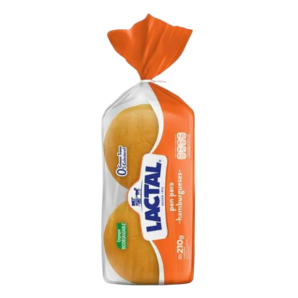 PAN DE HAMBURGUESA LACTAL x 4 U.