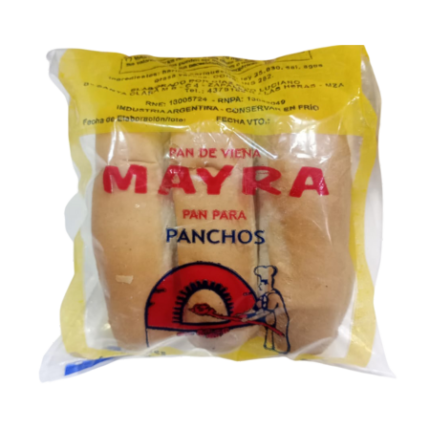 PAN PARA PANCHOS MAYRA x 6 U