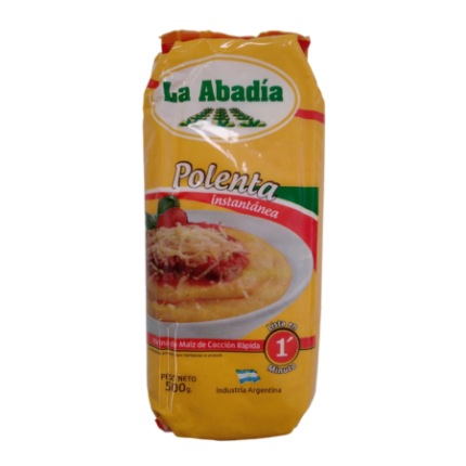 POLENTA INSTANTANEA LA ABADIA x  500 GR