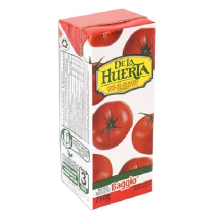 PURE DE TOMATE DE LA HUERTA x 210 GR