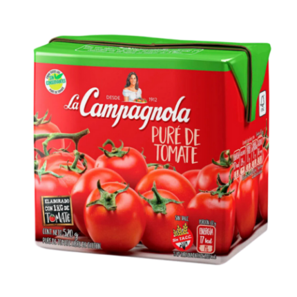 PURE DE TOMATE LA CAMPAGNOLA x 520 GR