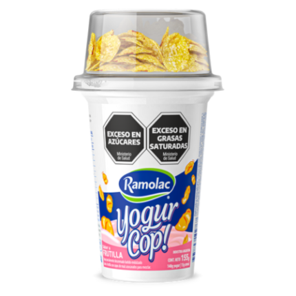 YOGUR CON CEREAL RAMOLAC SABOR FRUTILLA X 140 GR