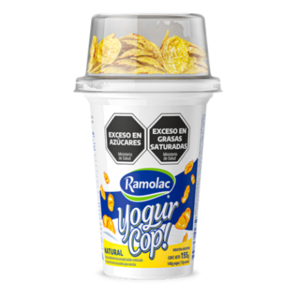 YOGUR CON CEREAL RAMOLAC SABOR NATURAL X 140 GR