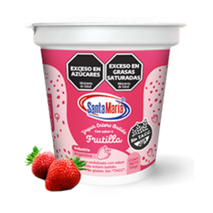 YOGUR SANTA MARIA SABOR FRUTILLA x 125 GR