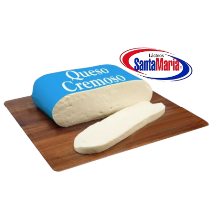 QUESO CREMOSO SANTA MARIA POR 1/2 PIEZA