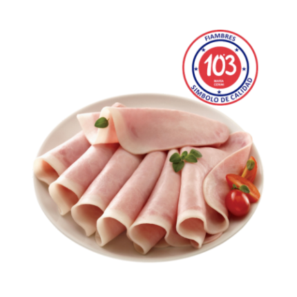 JAMON COCIDO NATURAL ANTENA 103 POR 250 GR