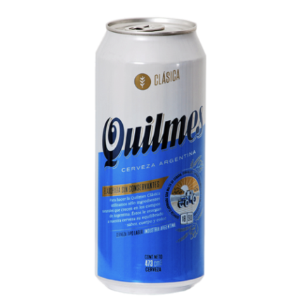 CERVEZA QUILMES LATA x 473 CC
