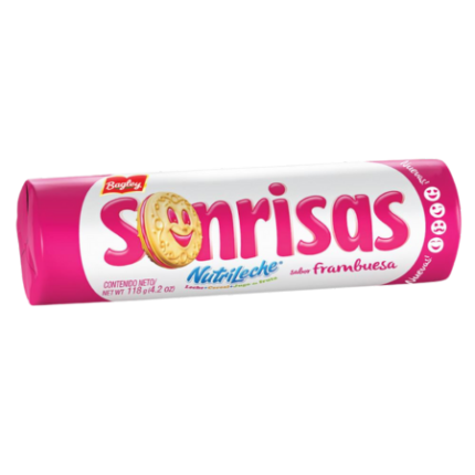 GALLETA SONRISAS FRAMBUESA X 108 GR