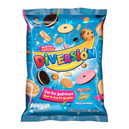 GALLETA SURTIDO DIVERSION x 400 GR
