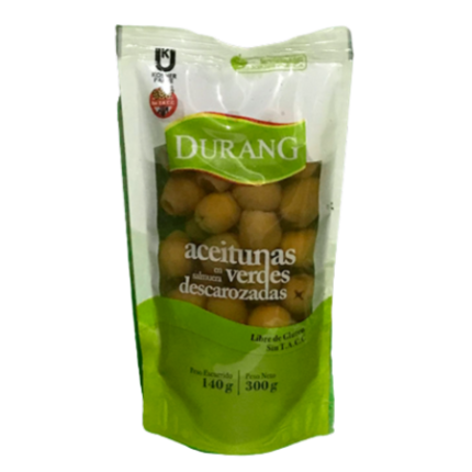ACEITUNA DESCAROZADA DURANG x 140 GR
