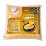 QUESO CHEDDAR LA QUESERA POUCH x 3 kg