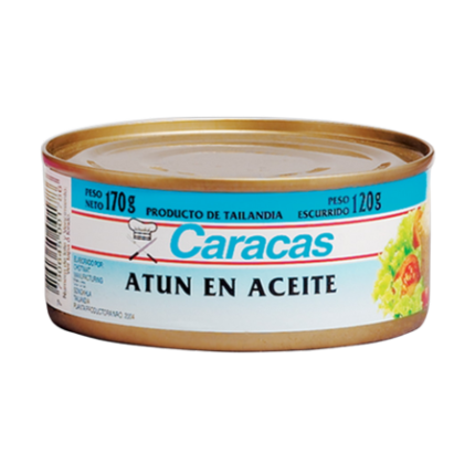 ATUN LOMITO EN ACEITE CARACAS x 170 GR